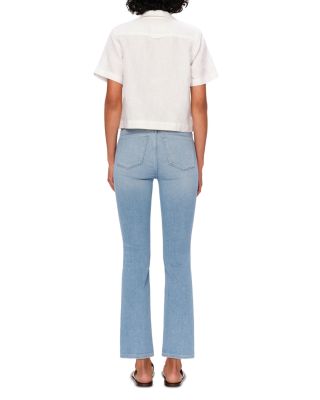 Hampton Linen Cropped Shirt