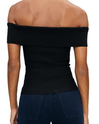 Off-the-Shoulder Instasculpt™ Rib Top