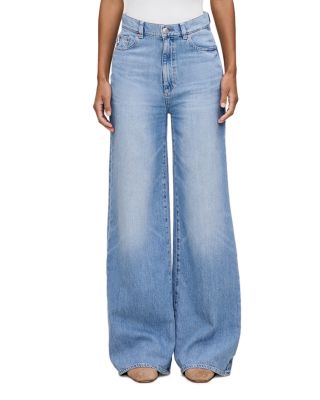 DL1961 - Hepburn High Rise Wide Leg Jeans in River Bank