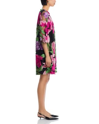 Floral Print Shift Dress