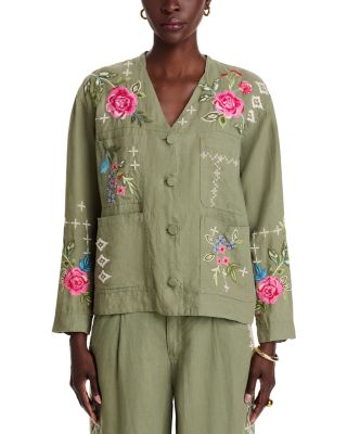 Johnny Was - Linen Workwear Jacket