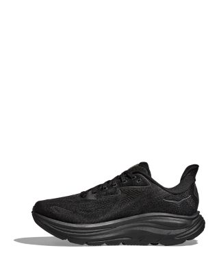 Men's Clifton 10 Sneakers in Black