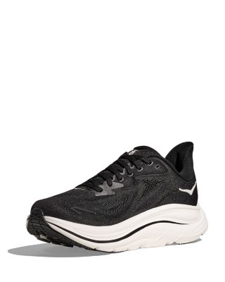 Men's Clifton 10 Sneakers in Black White