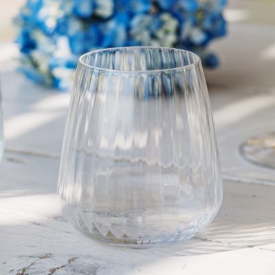 Francesca Amber Double Old Fashioned Glass