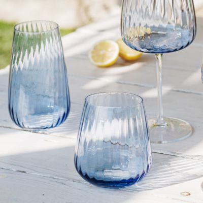 Francesca Amber Double Old Fashioned Glass