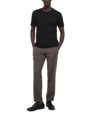 Short Sleeve Embossed Logo Tee