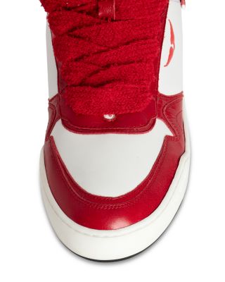 Men's High Wings Leather Sneakers