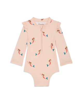 Miles The Label - Girls' Printed Long Sleeved Swimsuit - Baby