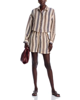 rag & bone - Striped Beatrice Shirt & Logan Shorts