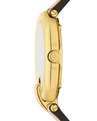 The Pierced Two Hand Gold Tone Stainless Steel Watch, 36mm