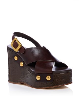 AQUA - Women's Studded Platform Sandals - Exclusive