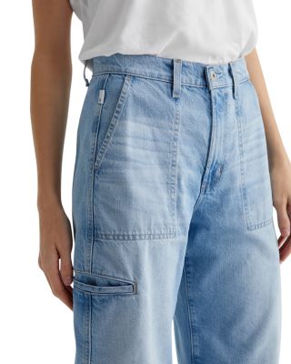 Hazal High Rise Wide Leg Jeans in Siren