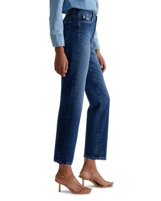 Brinley Mid Rise Straight Leg Ankle Jeans