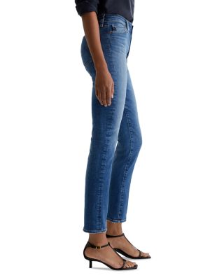 Mid Rise Straight Leg Jeans in Oceanside