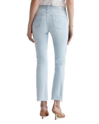 Farrah Mid Rise Cropped Bootcut Jeans in Heat Wave