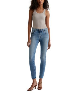 Farrah Mid Rise Skinny Jeans in 18 Years Dream