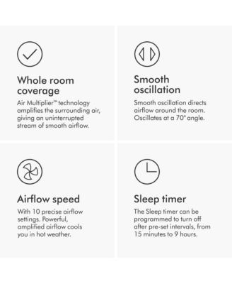 Cool tower fan AM07 | Satin Black/Nickel | New