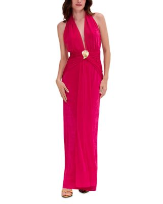Radiant Jersey Halter Gown