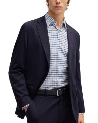 Hank Kent Slim Fit Button Front Shirt