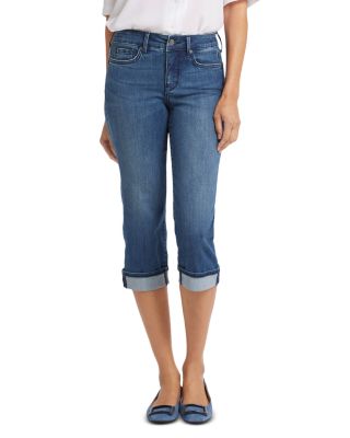 NYDJ - Petite Marilyn High Rise Cropped Straight Jeans in Inspire