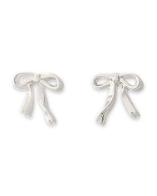Maje - Polished Bow Stud Earrings