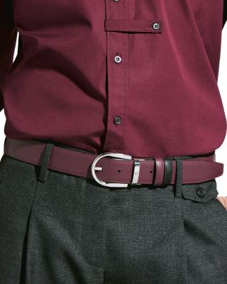 Men's Reversible Leather Belt