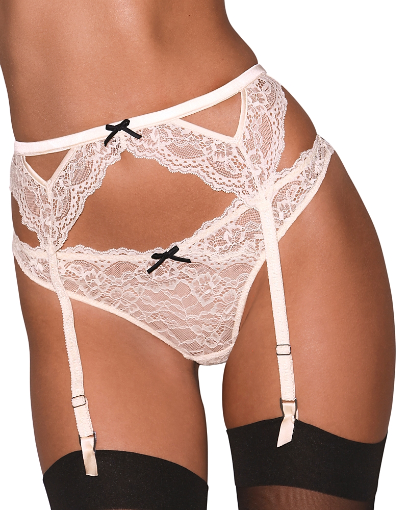 Fleur du Mal Bianca Lace Thong