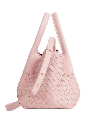 Small Pinacoteca Intrecciato Leather Tote