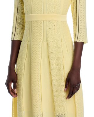 Pointelle Knit Dress