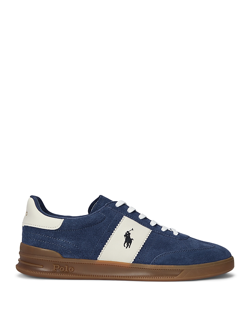 Polo Ralph Lauren Ralph Lauren Logo Low Top Sneaker In Navy/cream