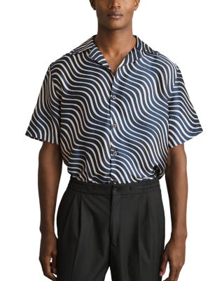 REISS - Printed Camp Shirt