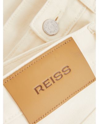 Rathbone Cropped Relaxed Fit Jeans in White