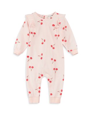 Miles The Label - Girls' Cherry Print Coverall - Baby