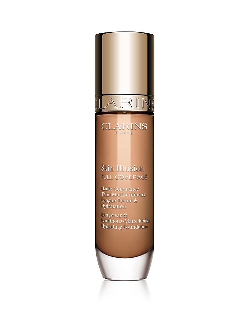 Clarins Skin Illusion Longwear Full Coverage Foundation 1 Oz. In Brown
