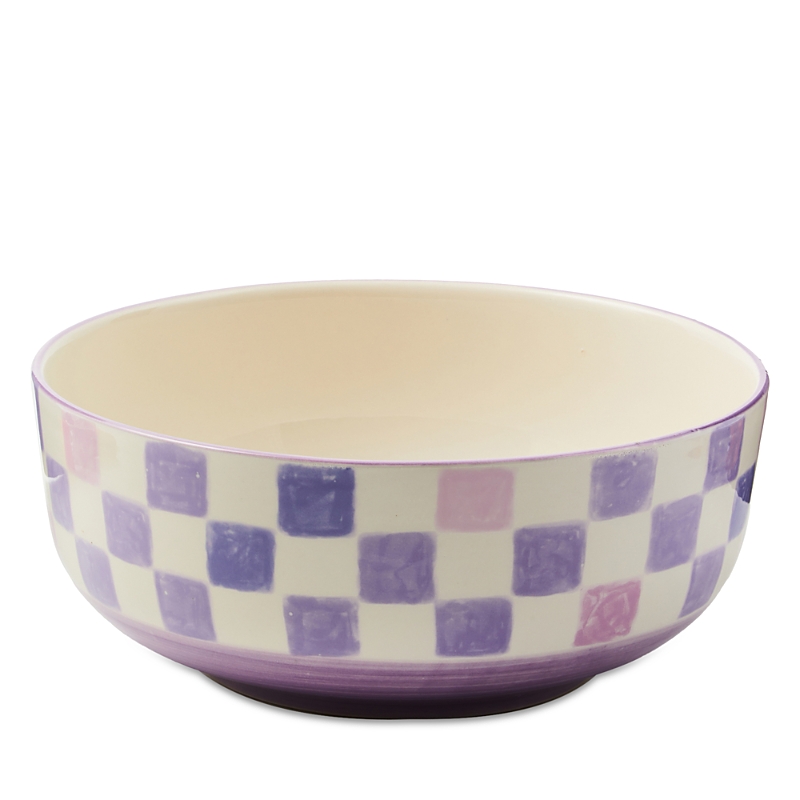 Mackenzie-childs Check Serving Bowl