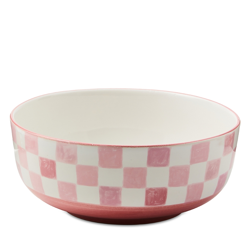 Mackenzie-childs Check Serving Bowl
