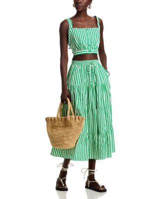 Stripe Midi Skirt - Exclusive
