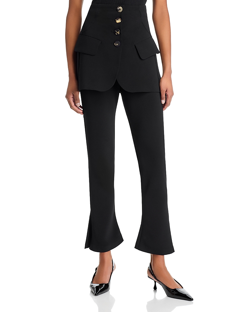 A.W.A.K.E. A. W.A. K.E. MODE LAYERED SKIRT TROUSERS