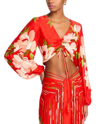 FARM Rio - Peony Cropped Top - Exclusive