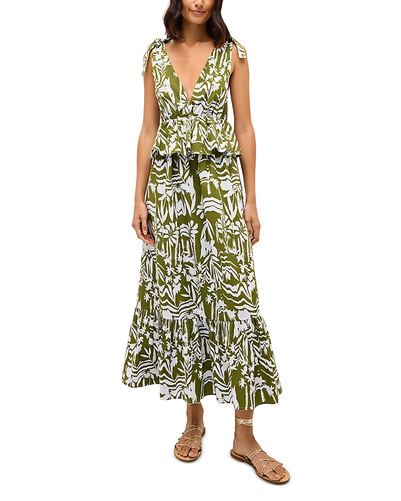Marie Oliver Whitley Empire Waist Dress In Em Whisper