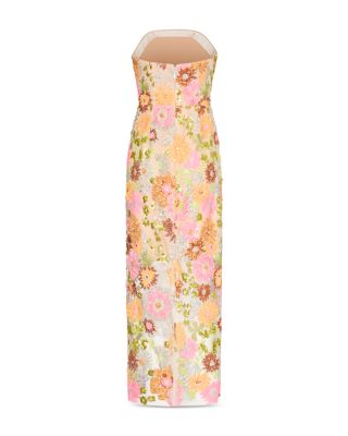 Kait Sequined Strapless Dress