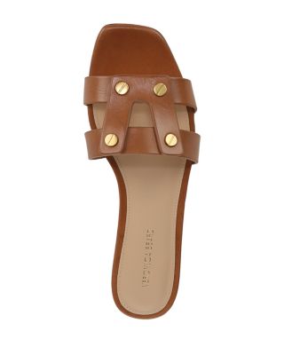 Women's Via Leather Slide Sandals