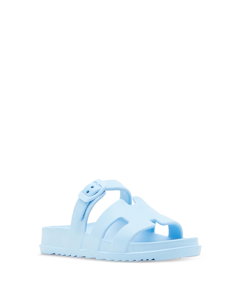 Shop Steve Madden Girls' Jspirit Sandals - Little Kid, Big Kid In Light Blue
