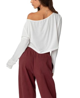 Cropped Off Shoulder Top