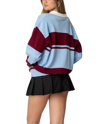 Kian Striped Polo Sweater