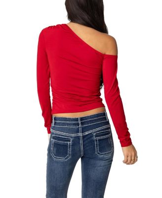 Ronnie Asymmetric Long Sleeve Top