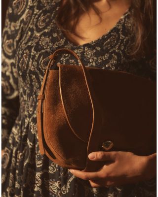 The Dakota Large Suede Saddle Bag