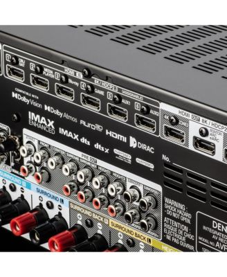 AVR-X3800H 9.4 Channel 8K Home Theater Receiver IMAX Enhanced with Dolby Atmos/DTS:X and HEOS Built-In