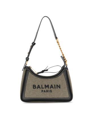 Women's B-Army Canvas Bag with Leather inserts