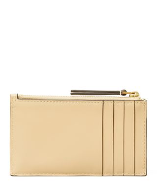 Kira Diamond Quilt Zip Card Case